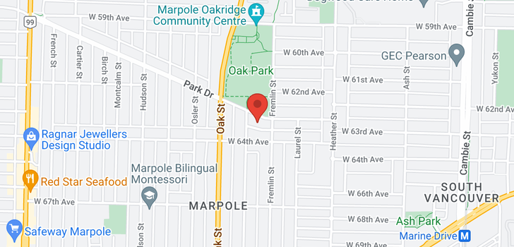map of 928 PARK DRIVE